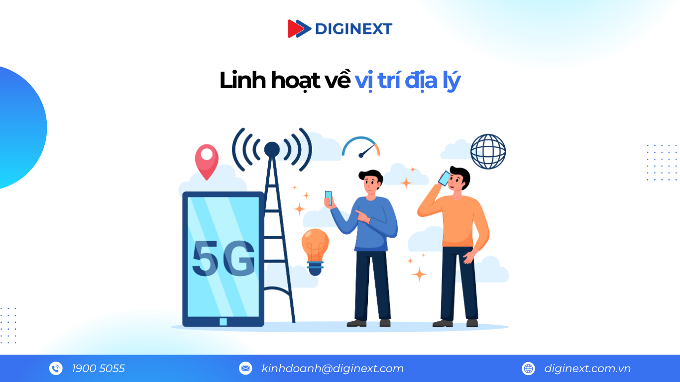 cloud phone system không giới hạn vị trí địa lý